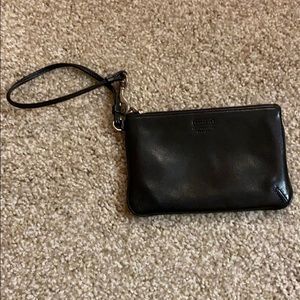 Coach little black wristlet!